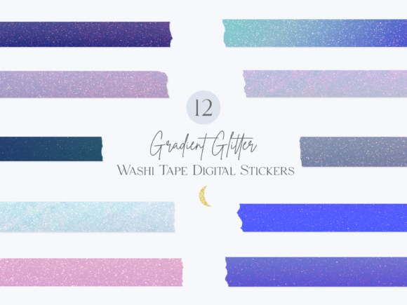 Elevate Designs with Gradient Glitter Washi Tapes