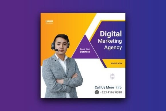 Elevate Your Brand: The Power of Customizable Digital Marketing Poster Banner Templates