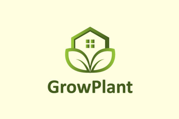 Grow Plants Logo Design, Green Houses: A Practical Guide to Using Botanical Graphics