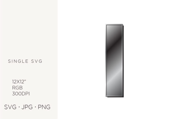 Industrial Silver Initial I: Vector Design Guide