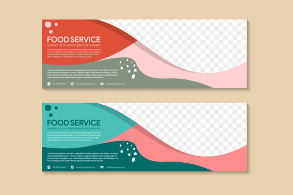Mastering Visual Impact: The Power of Liquid Wave Banners in Food Service Marketing