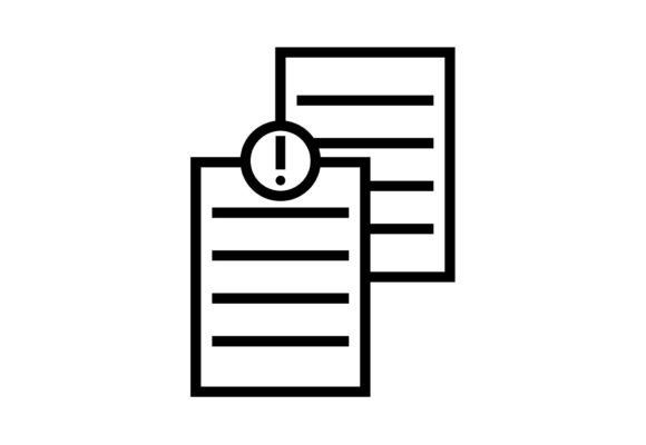 Mistake Symbol SVG: Minimalist Design Asset