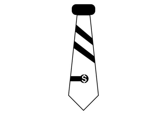 Strategic Branding with the Minimalist Tie Icon Symbol