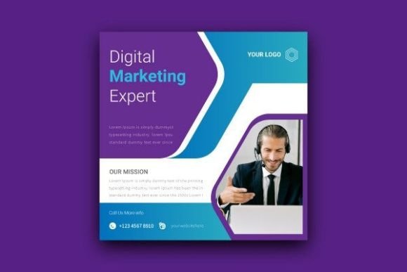 Strategic Visuals: Elevating Brand Presence with Professional Social Media Posts for Digital Marketing