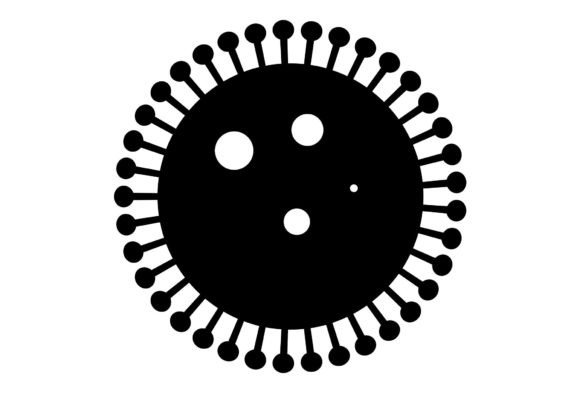 Virus Vector Graphics: Minimalist Design Assets