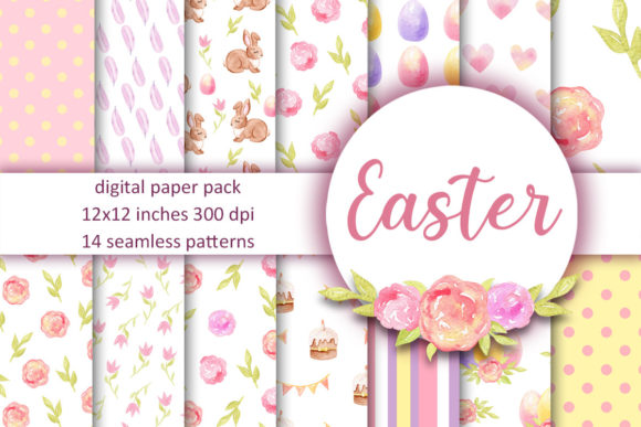 Watercolor Easter: Bringing Hand-Painted Charm to Your Spring Projects
